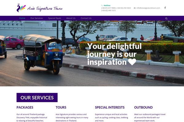 asiasignaturetours.com site used Asiasignature