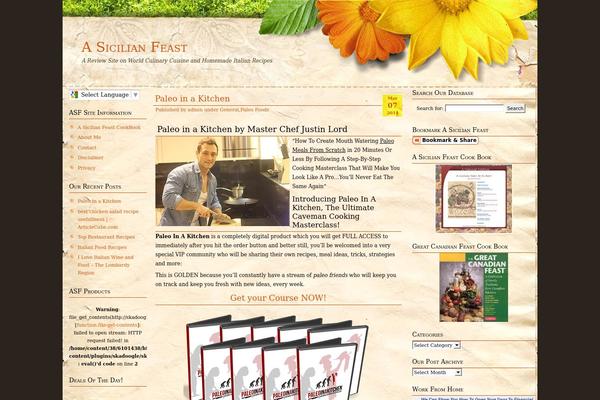 Flora Relief theme site design template sample