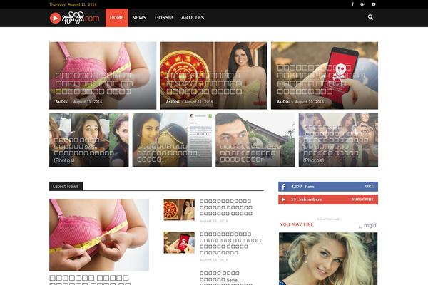 WordPress website example screenshot