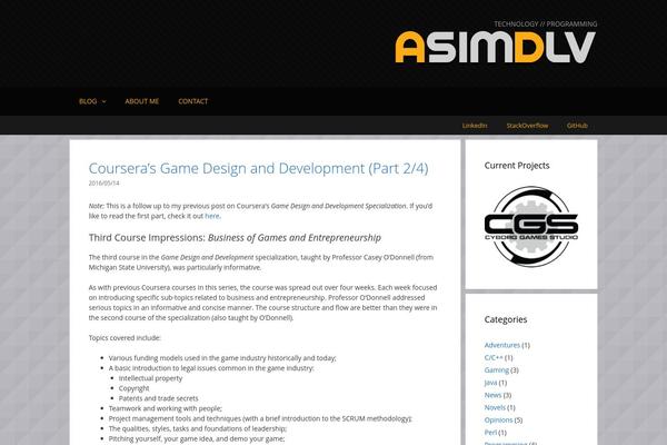 GeneratePress theme site design template sample