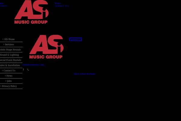 asiproaudio.net site used Avada