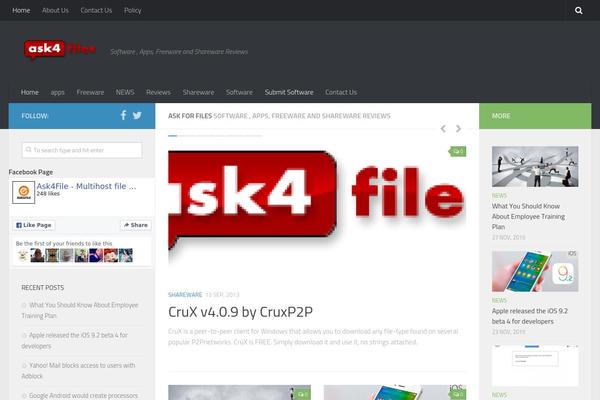 WordPress website example screenshot