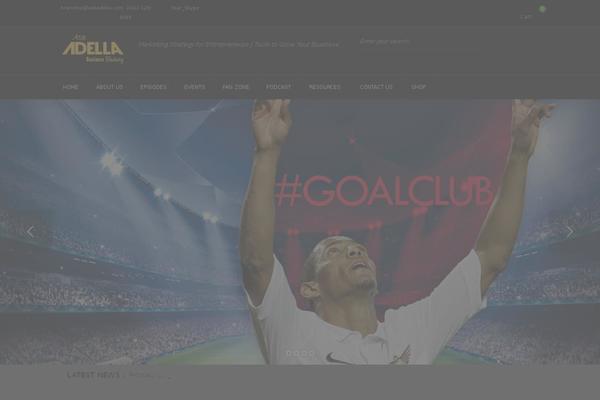 askadella.com site used Goalklub-theme