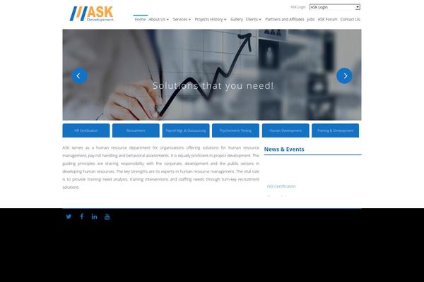 askdevelopment.org site used Ask-development