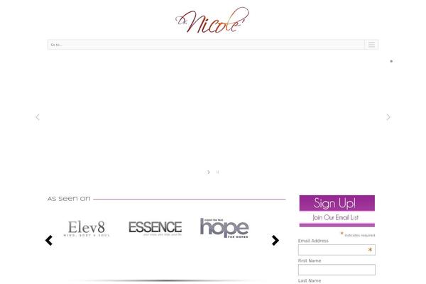 WordPress website example screenshot