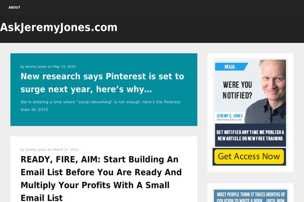 WordPress website example screenshot