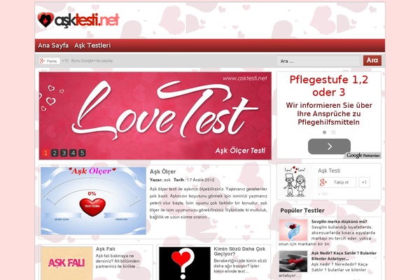 Gridlove theme site design template sample