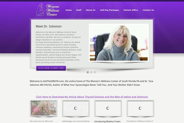 Karma theme site design template sample