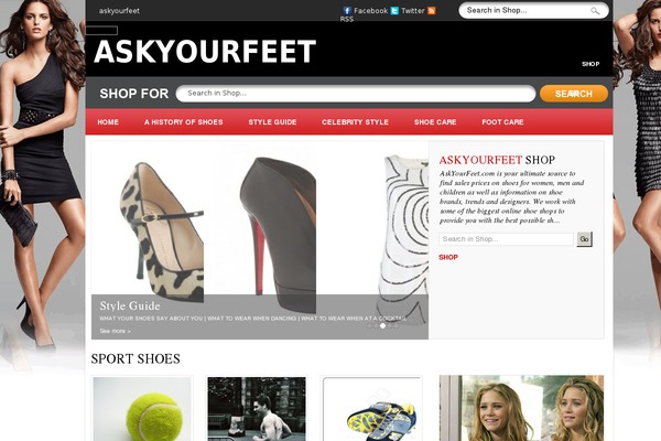 askyourfeet.com site used Shoes