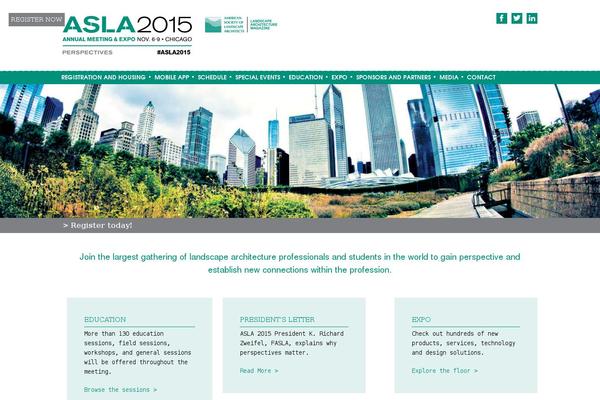 aslameeting2014.com site used Asla