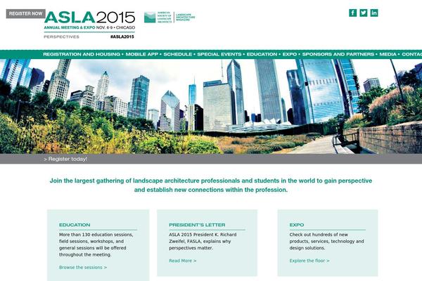 asla theme websites examples