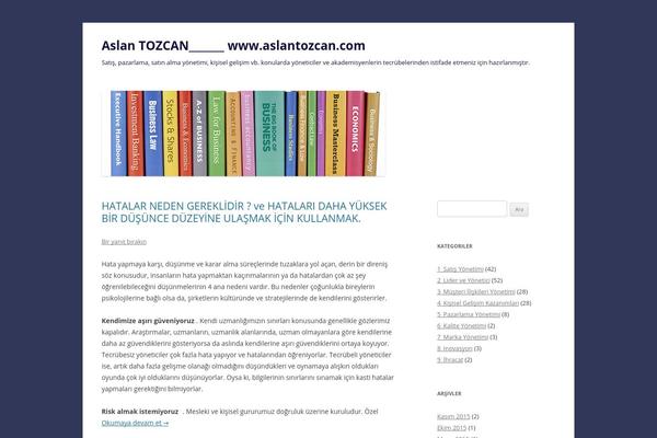 Twenty Twelve theme site design template sample