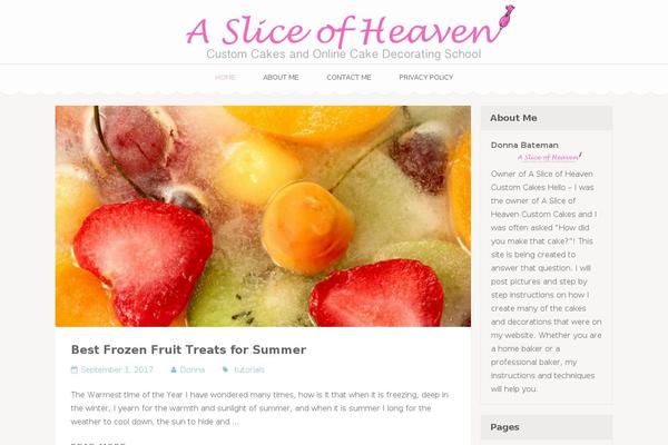 Bakes And Cakes theme site design template sample