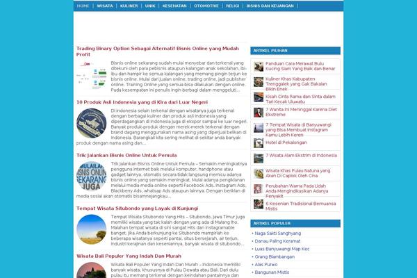 WordPress website example screenshot