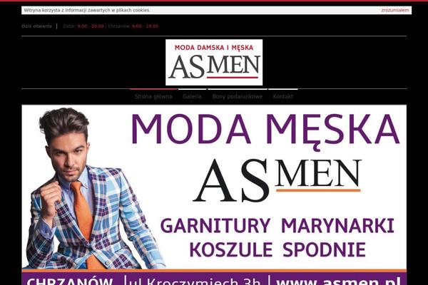 asmen.pl site used Avada-nulled