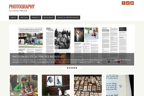 Parabola theme site design template sample