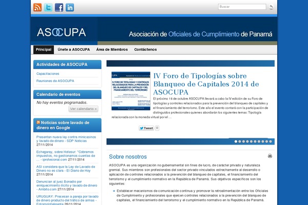 asocupa.org site used Graphene.1.6.2