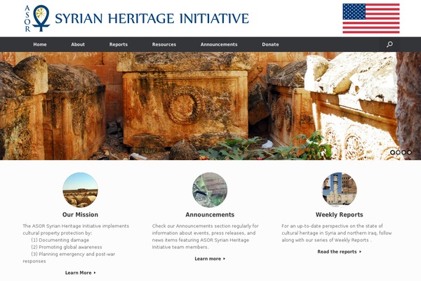 Vantage theme site design template sample