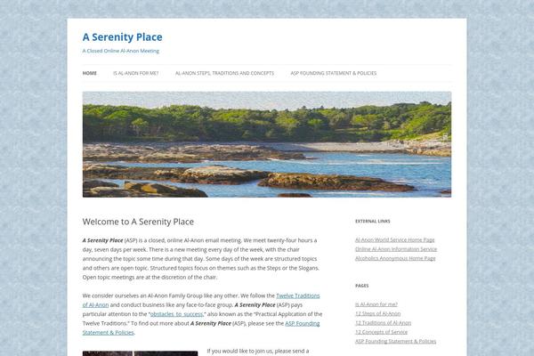 Twenty Twelve theme site design template sample