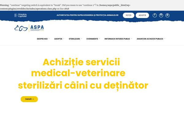 aspa.ro site used Petenica