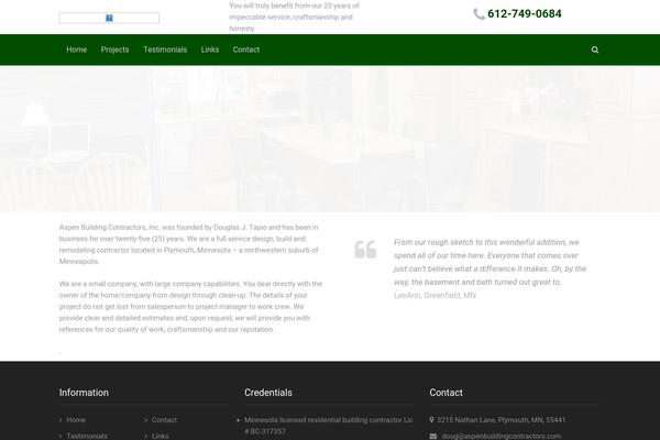 Tm-builder theme site design template sample