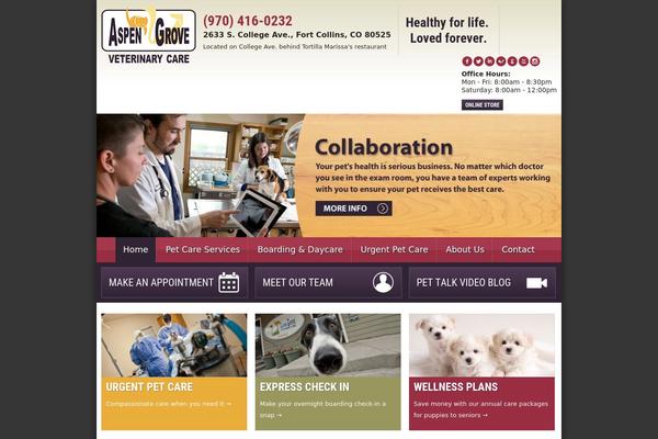 aspengrovevet.com site used Aspen-grove-responsive