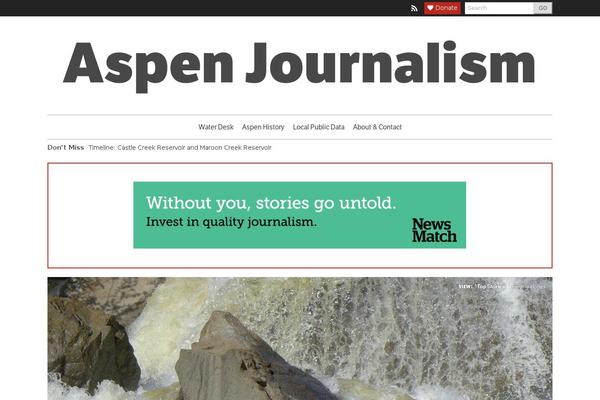 Site using Newspack-newsletters plugin
