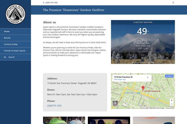 WordPress website example screenshot