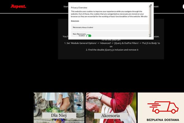 aspent.pl site used Aspent