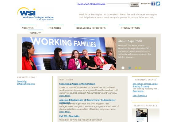 aspenwsi.org site used Wsi-theme