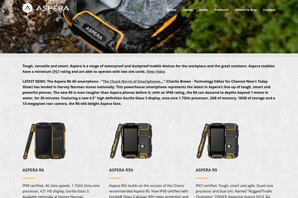 asperamobile.com site used Aspera