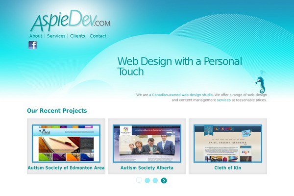 aspiedev.com site used Aspiedev
