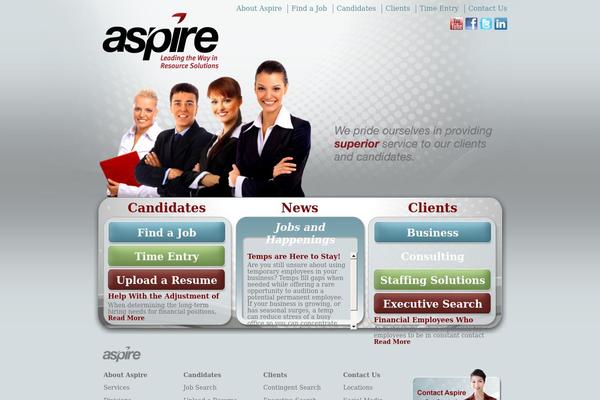 aspire-1.com site used Aspire-theme