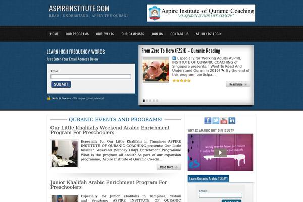 aspireinstitute.com site used Wprainzibt