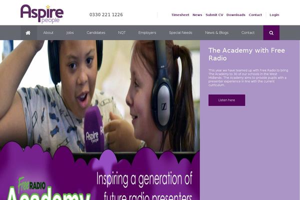 aspirepeople.co.uk site used Aspirepeople