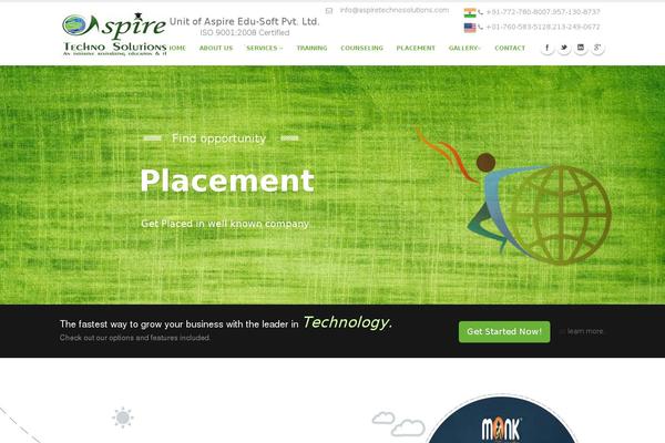 Porto theme site design template sample