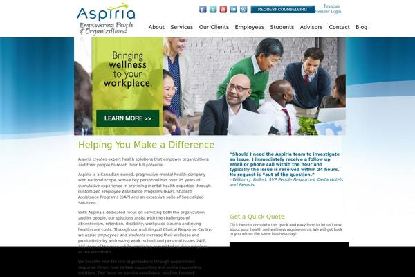 aspiria.ca site used Aspiria_v2_7