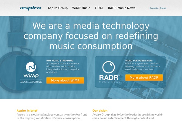 aspiro WordPress theme, websites list used aspiro theme aspiro theme websites examples