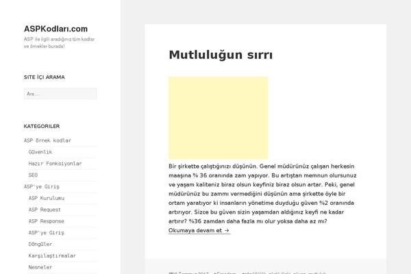 Twenty Fifteen theme site design template sample