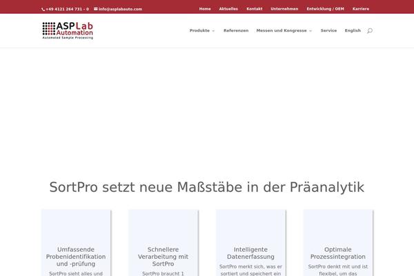 WordPress website example screenshot