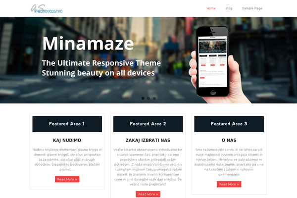 minamaze-child theme websites examples