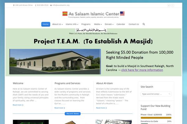 The7 theme site design template sample