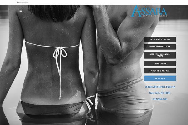 Jupiter theme site design template sample