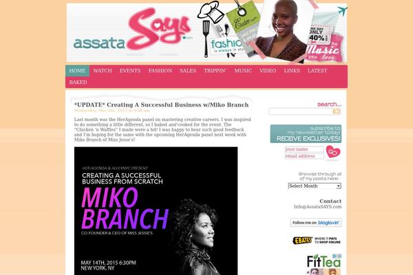 assatasays.com site used Assata