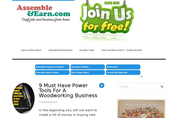 WordPress website example screenshot