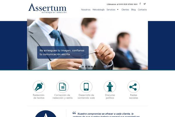 assertumconsultores.com site used Assertum