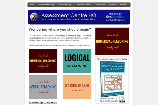 assessmentcentrehq.com site used Achq