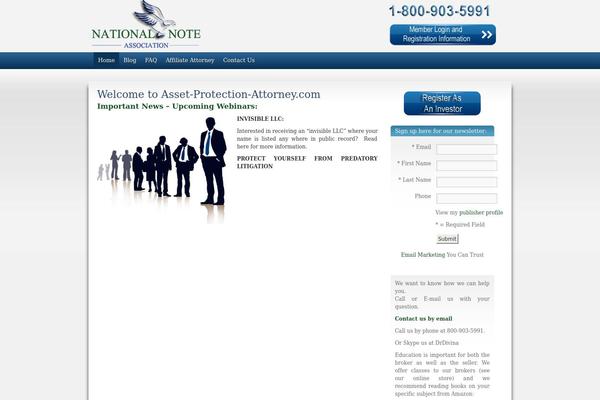 asset-protection-attorney.com site used Nationalnoteassociation