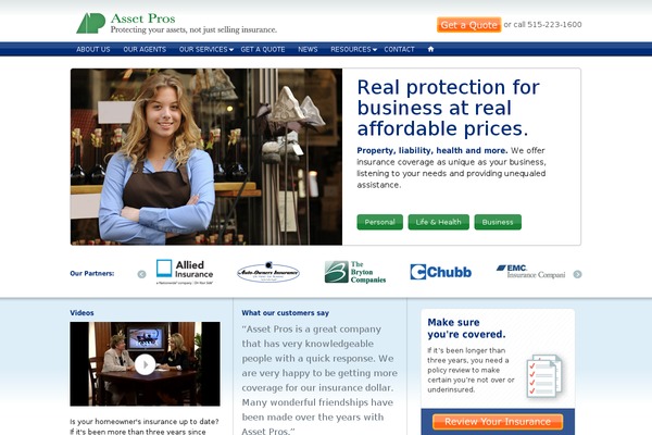 assetpro.net site used Asset