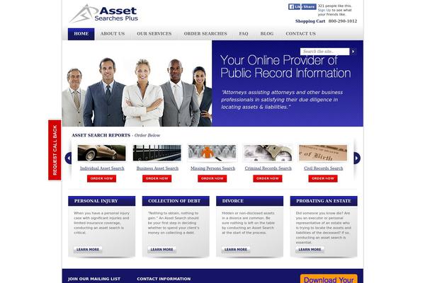 assetsearchesplus.com site used Wp_theme